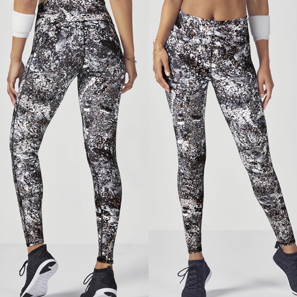 Fabletics High Waisted Granite Leggings